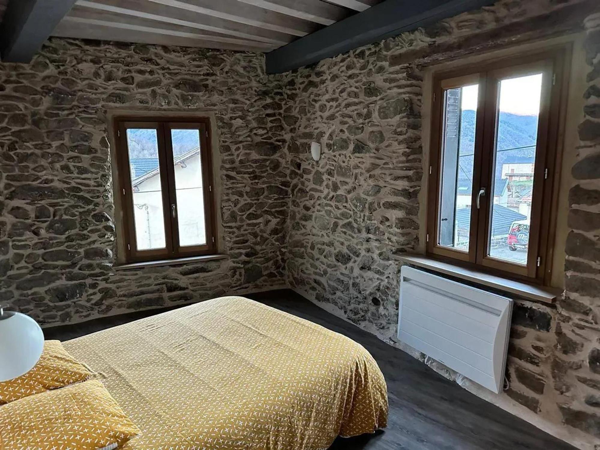Chalet Confortable A Ascou Avec Vue Sur La Montagne Exteriör bild